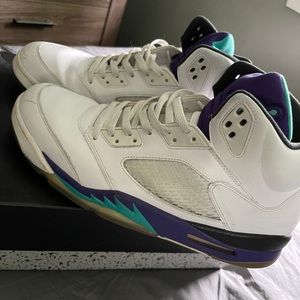 Men’s Air Jordan 5 Retro Grape Sneakers